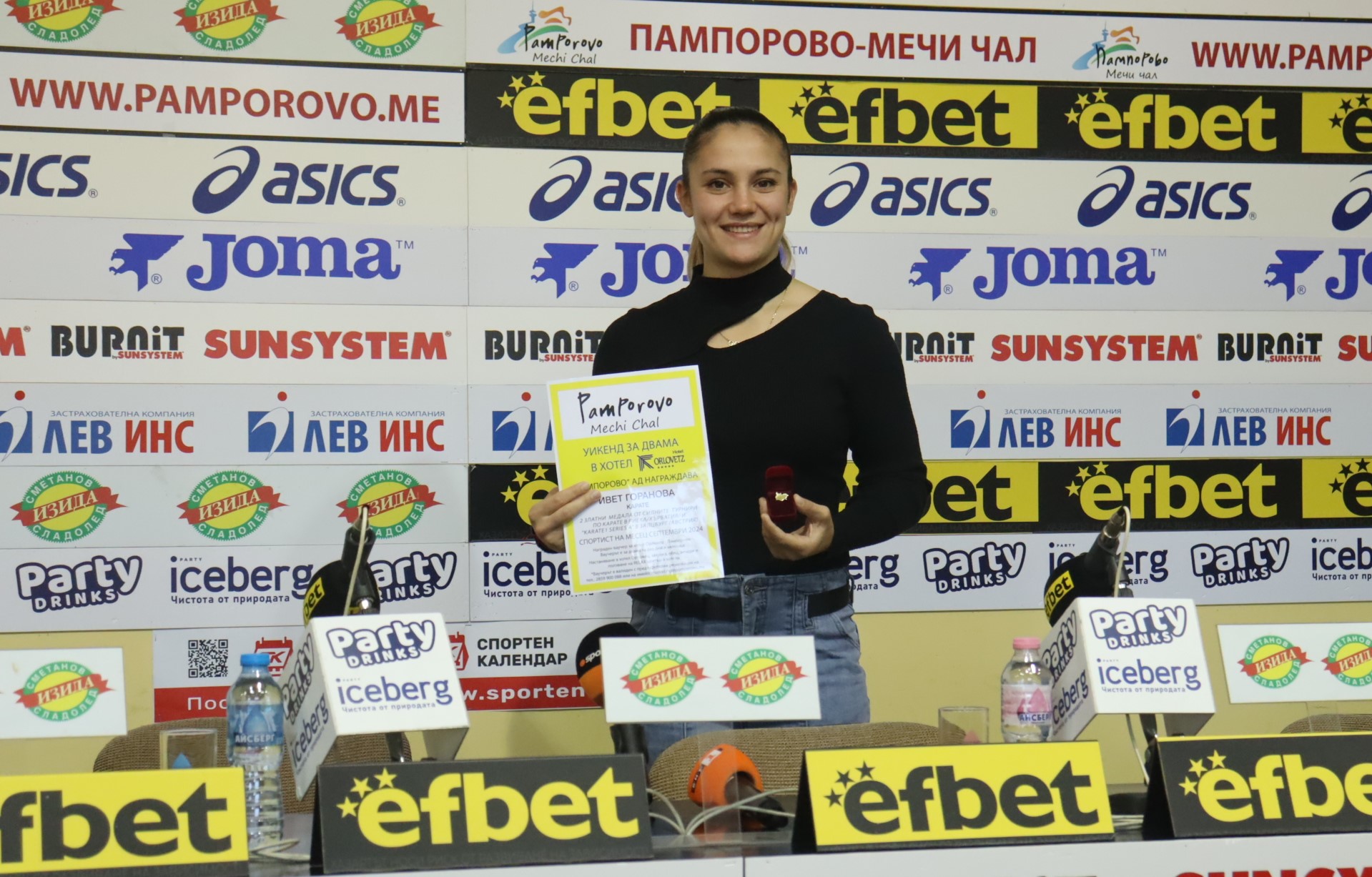 ПОНЕДЕЛНИК,16.6.25 12.00-КАРАТЕ-ОЛИМПИЙСКАТА ШАМПИОНКА ИВЕТ ГОРАНОВА-GRAND WINNER НА СВЕТОВНАТА КАРАТЕ ФЕДЕРАЦИЯ /WKF/