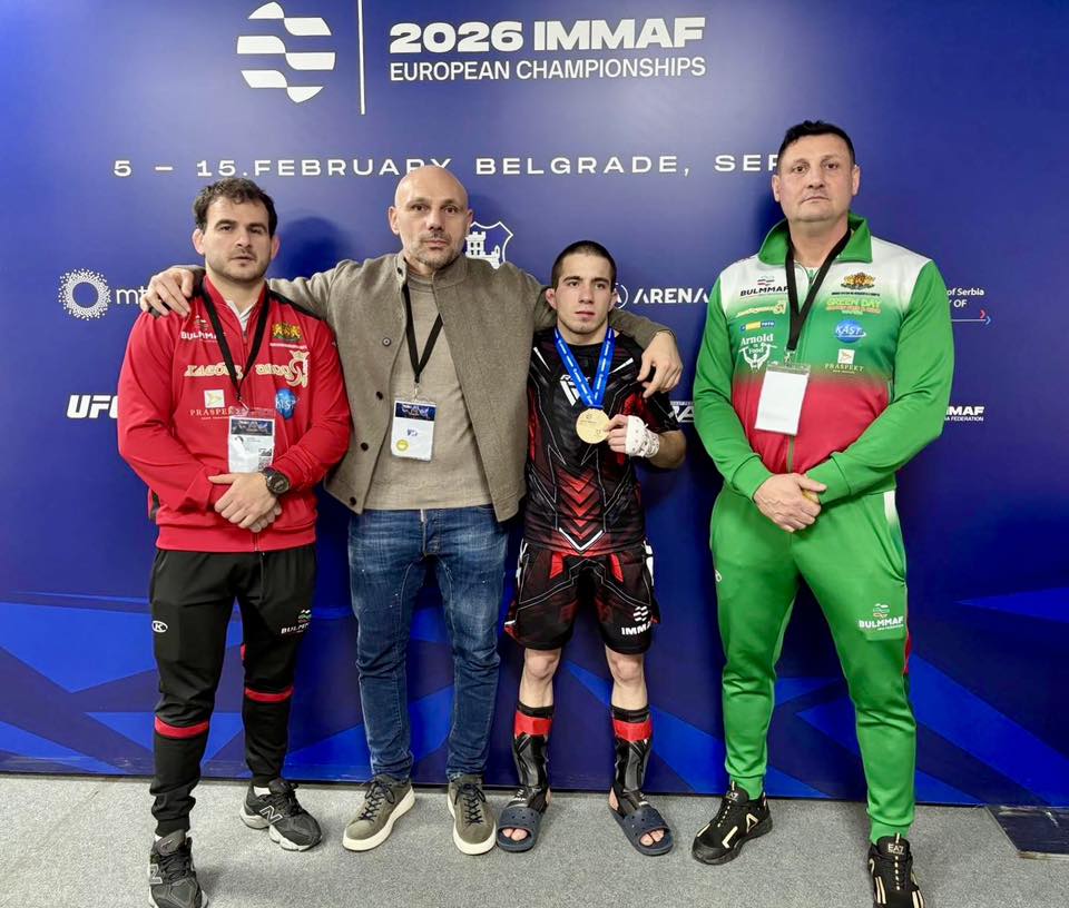 ПОНЕДЕЛНИК,2.3.26 10.30-БОЙНИ СПОРТОВЕ–ММА-2 ТИТЛИ 1 СРЕБЪРЕН И 10 БРОНЗОВИ МЕДАЛА ОТ ЕВРОПЕЙСКОТО В БЕЛГРАД