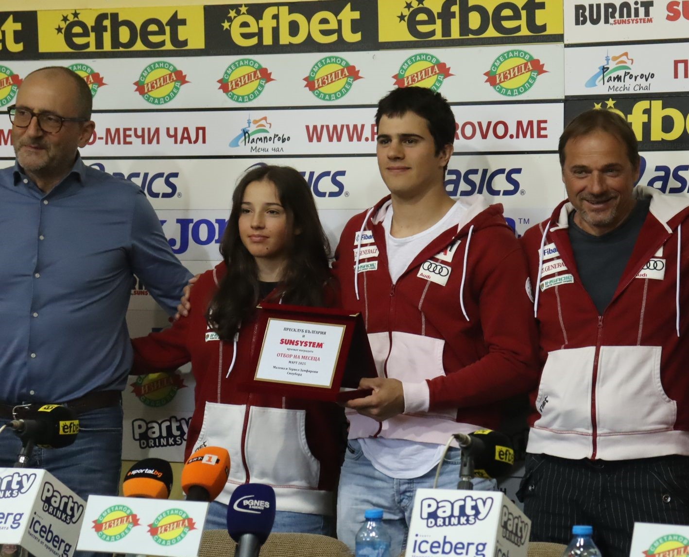 СРЯДА,15.4.26, 11.00-СНОУБОРД–СПОРТИСТ И ТРЕНЬОР НА МЕСЕЦА–ТЕРВЕЛ ЗАМФИРОВ И АНАТОЛИЙ ЗАМФИРОВ